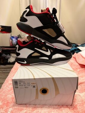 LeBron ‘’Prime93” Never Worn Nike Mens Black, White & Red Low-Top Sneakers